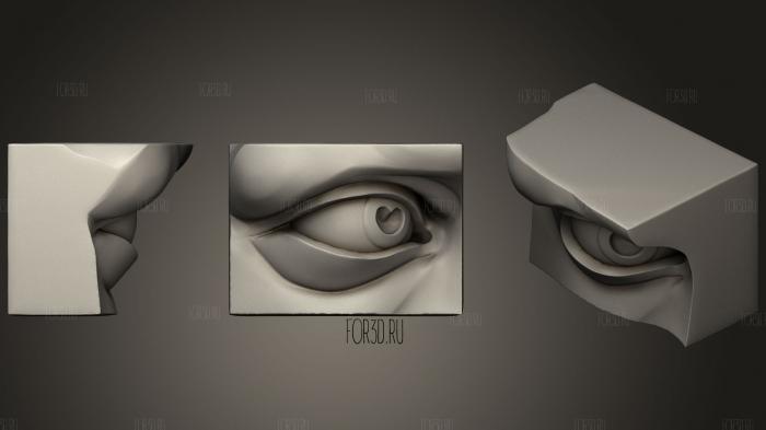 Davids Eye 3d stl модель для ЧПУ